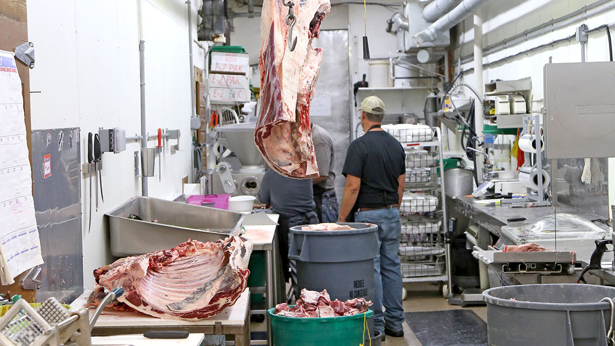 Woudstra Meat Market locker processing
